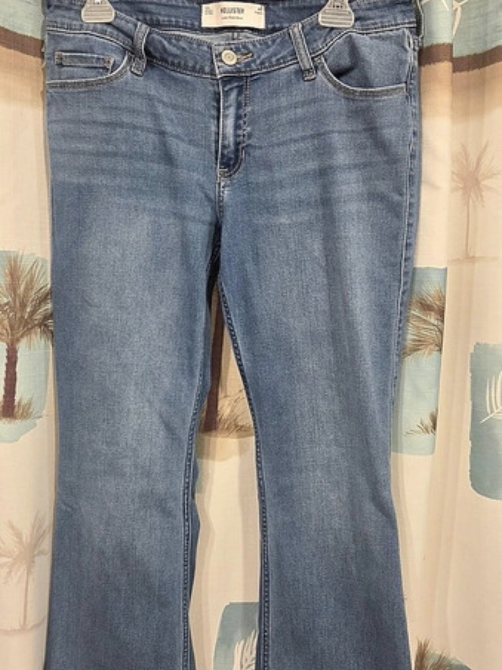 Hollister Low-Rise Boot Cut Jeans Blue Size 12R